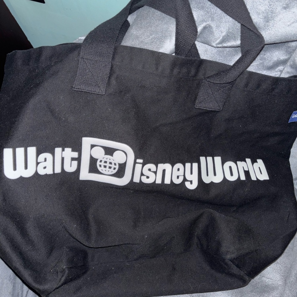 Disney World Black Spirit Jersey Tote Bag
